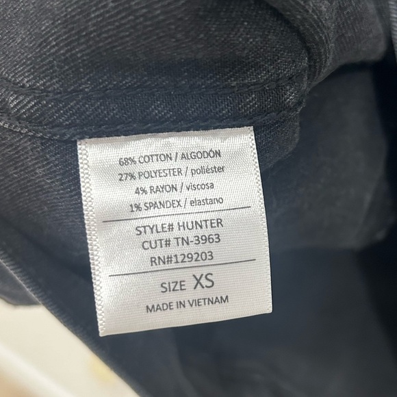 Carly Jean Los Angeles Hunter Jean Jacket in Charcoal - Picture 8 of 8